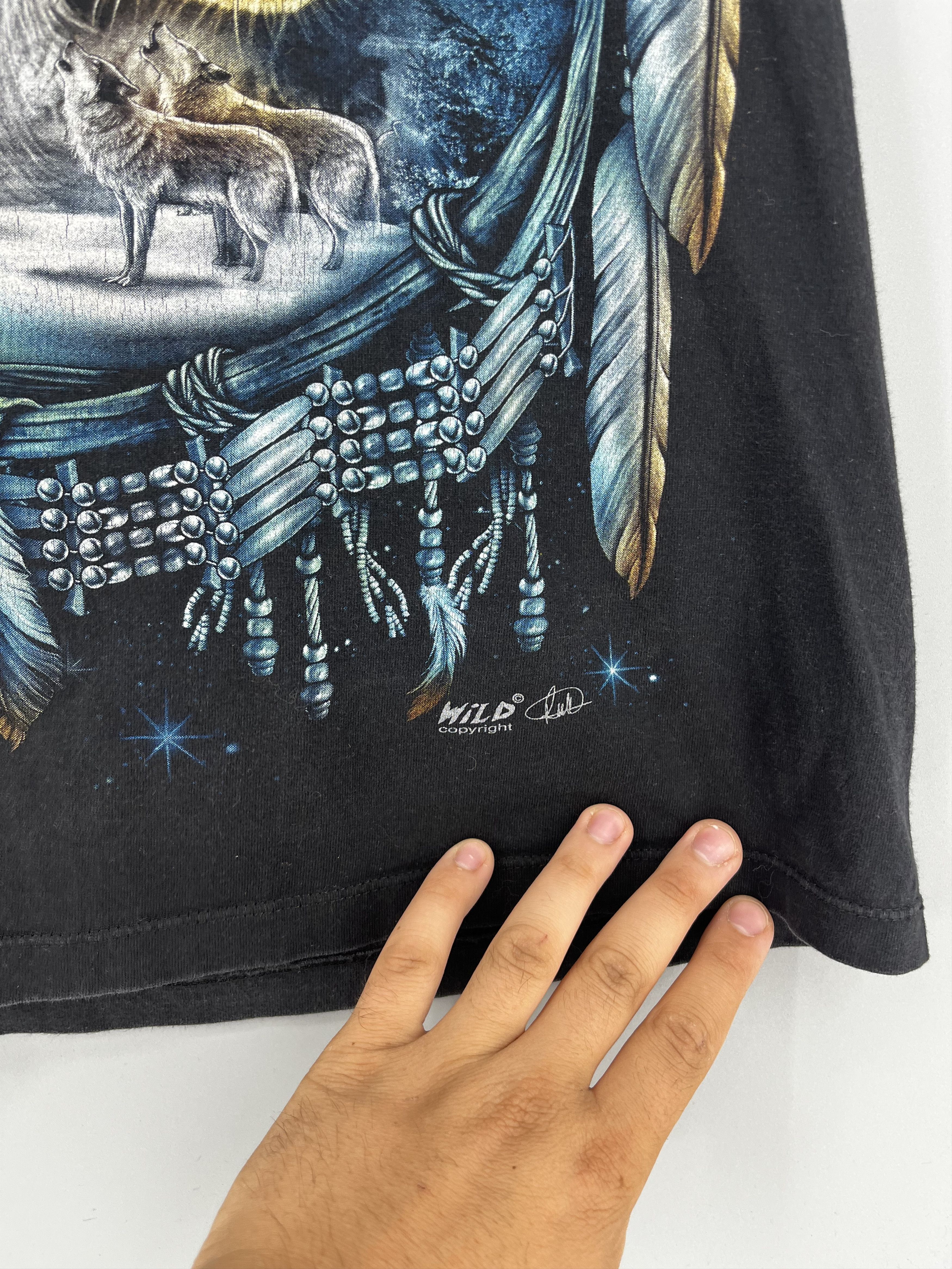 Other Double Sided Wolf Moon Tee All Over Animal Print M Size US M / EU 48-50 / 2 - 7 Thumbnail