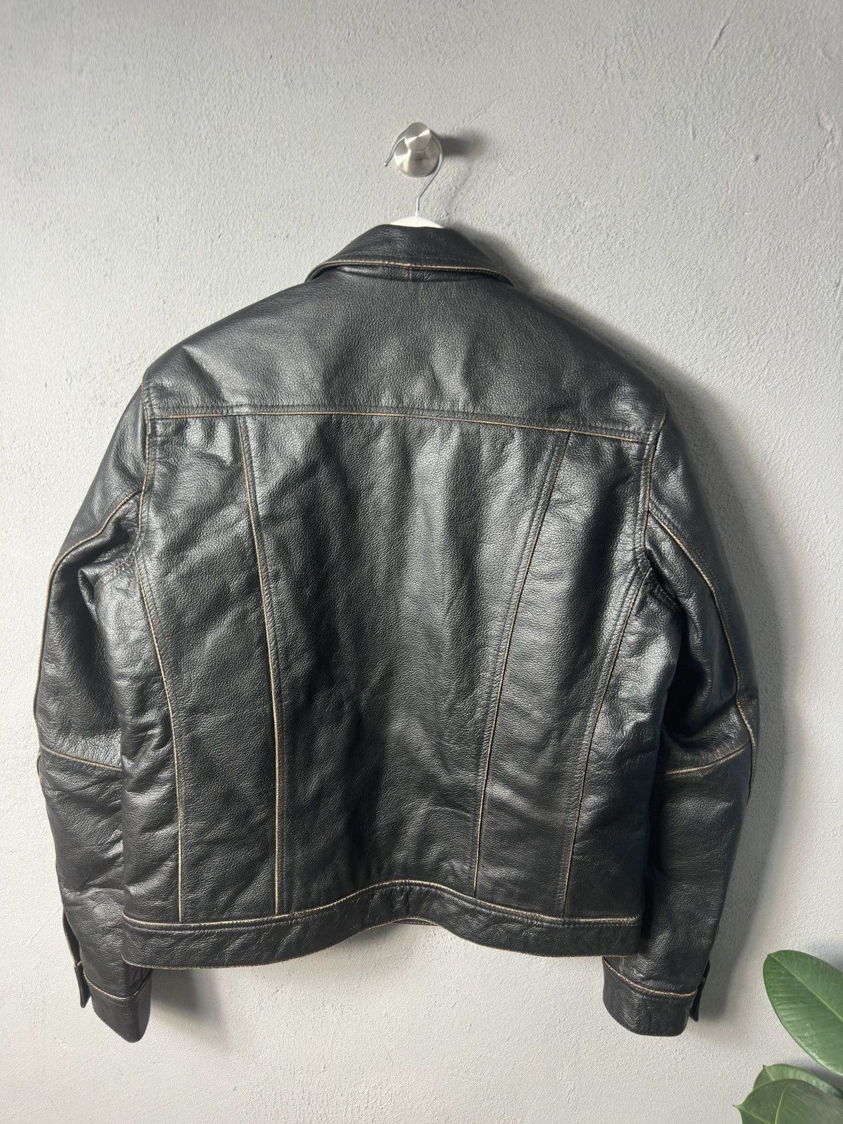 Smart Range London × Vintage Black Leather Biker Motorcycle Smart Ranger Jacket Size US M / EU 48-50 / 2 - 9 Thumbnail