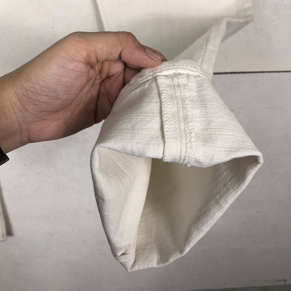 Japanese Brand 🔥Worn Rusty Design White Denim Johnbull Japan Size US 32 / EU 48 - 13 Thumbnail