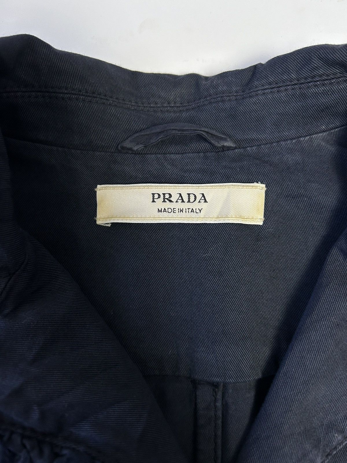 Prada PRADA COTTON LONG JACKET MADE IN ITALY Size M / US 6-8 / IT 42-44 - 6 Thumbnail