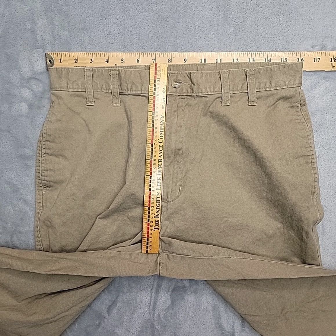 Eddie Bauer VINTAGE Eddie Bauer Pants Mens 33x32 Khaki Brown 100% Cotton Twill Outdoor Hike Pants Mens Brown Khaki 100% Cotton Twill Outdoor Hike USA Outdoor Size US 33 - 6 Thumbnail