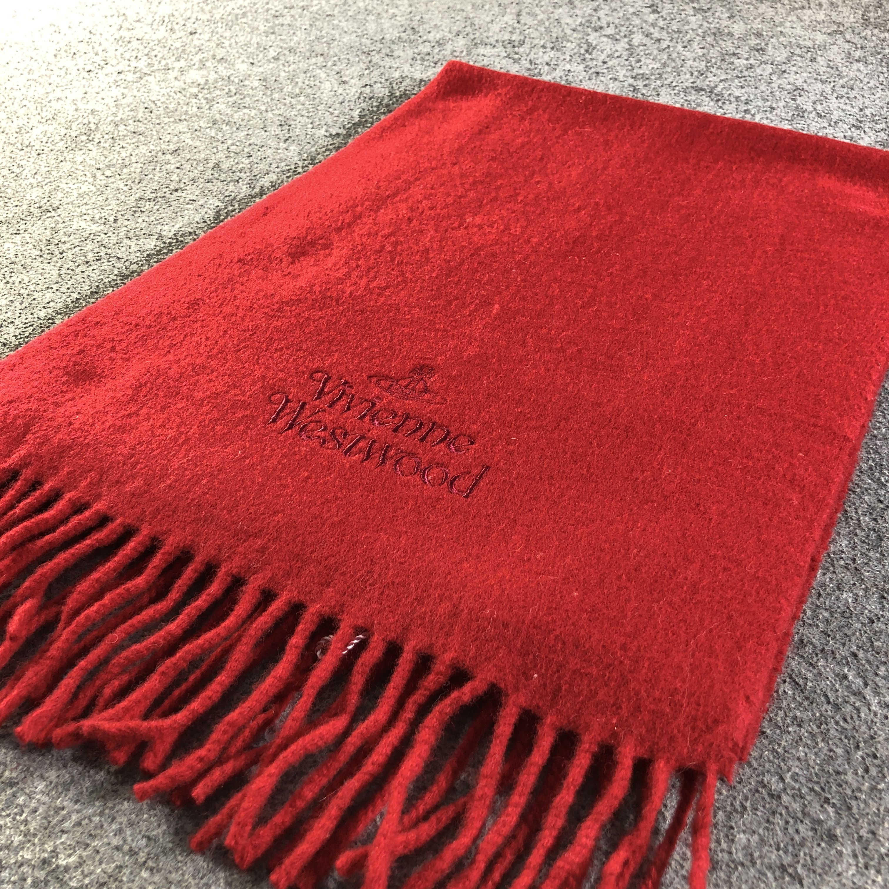 Vivienne Westwood Vivienne Westwood Wool Scarf Muffler V2677 Size ONE SIZE - 3 Thumbnail