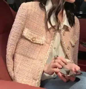 Other White Tweed Basic Jacket Coat Women Size S / US 4 / IT 40 - 2 Thumbnail