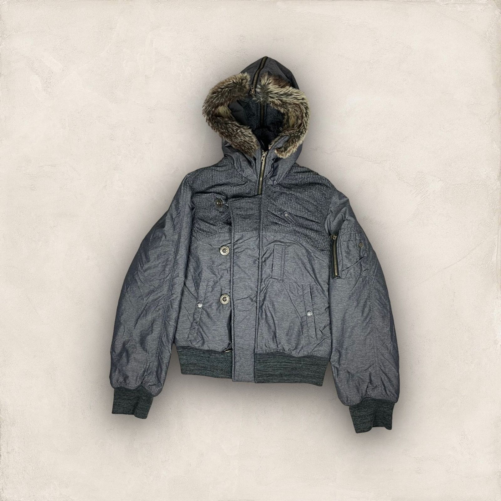 Diesel × Diesel Black Gold Diesel Down Jacket Size L / US 10 / IT 46 - 2 Thumbnail