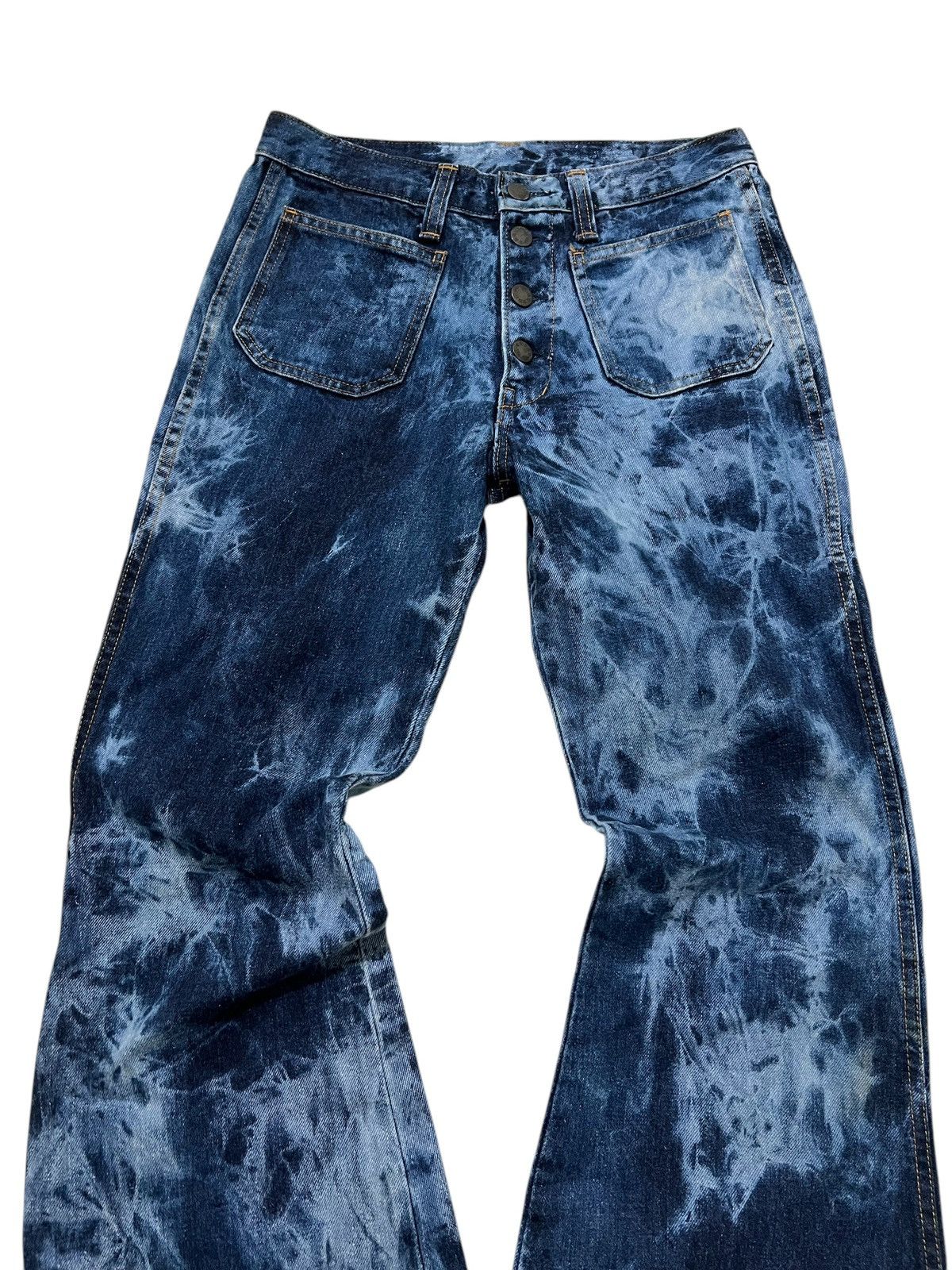 If Six Was Nine × Japanese Brand × Le Grande Bleu (L.G.B.) Blueway Flared Japanese Denim Pants Size US 28 / EU 44 - 3 Thumbnail