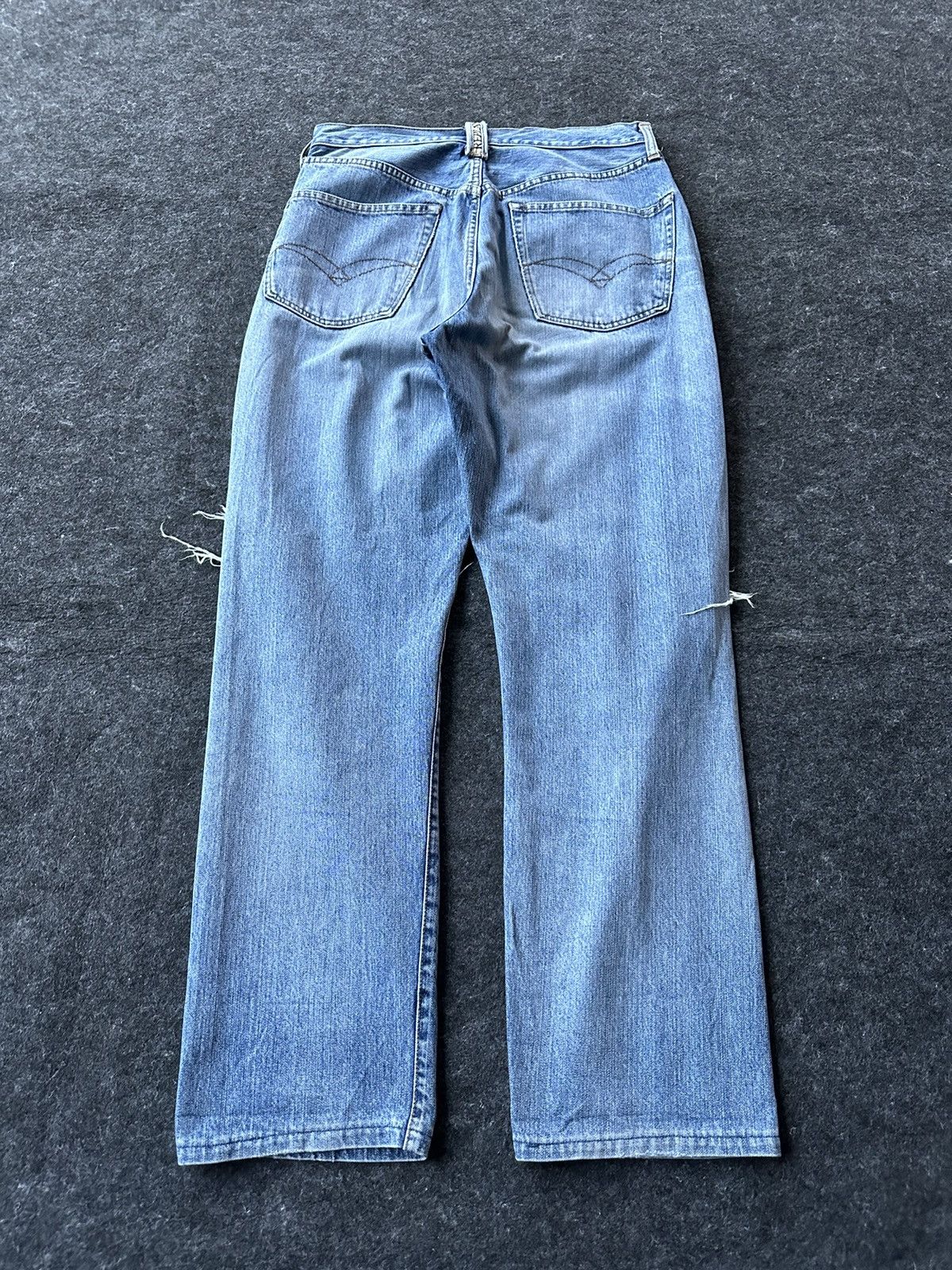 Replay Replay 901 Made in Italy Distressed Vintage Denim D514 Size US 30 / EU 46 - 6 Thumbnail