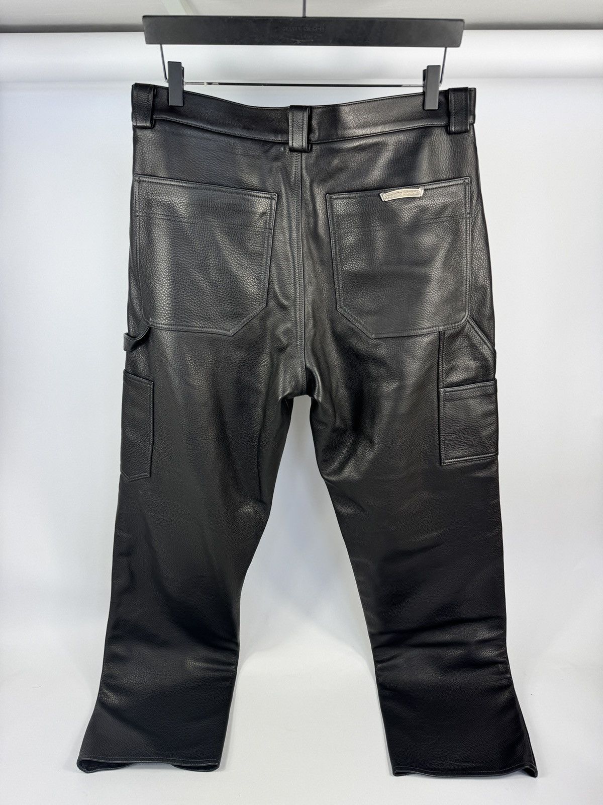 Chrome Hearts LEATHER DAGGER PANTS Size US 34 / EU 50 - 2 Thumbnail