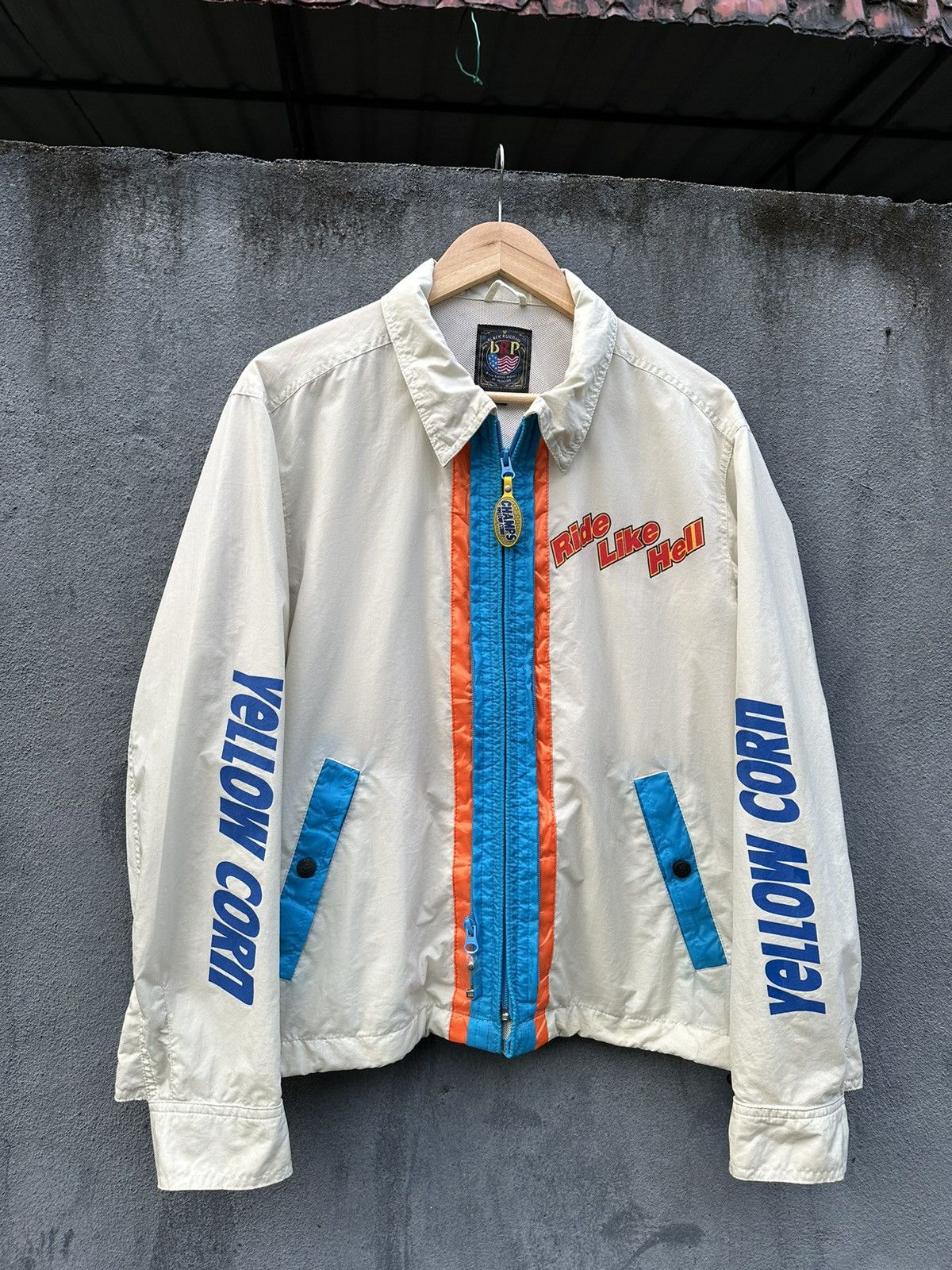 YELLOW CORN 👹Yellow Corn RIDE LIKE HELL Detroit Style Jacket Size US L / EU 52-54 / 3 - 8 Thumbnail