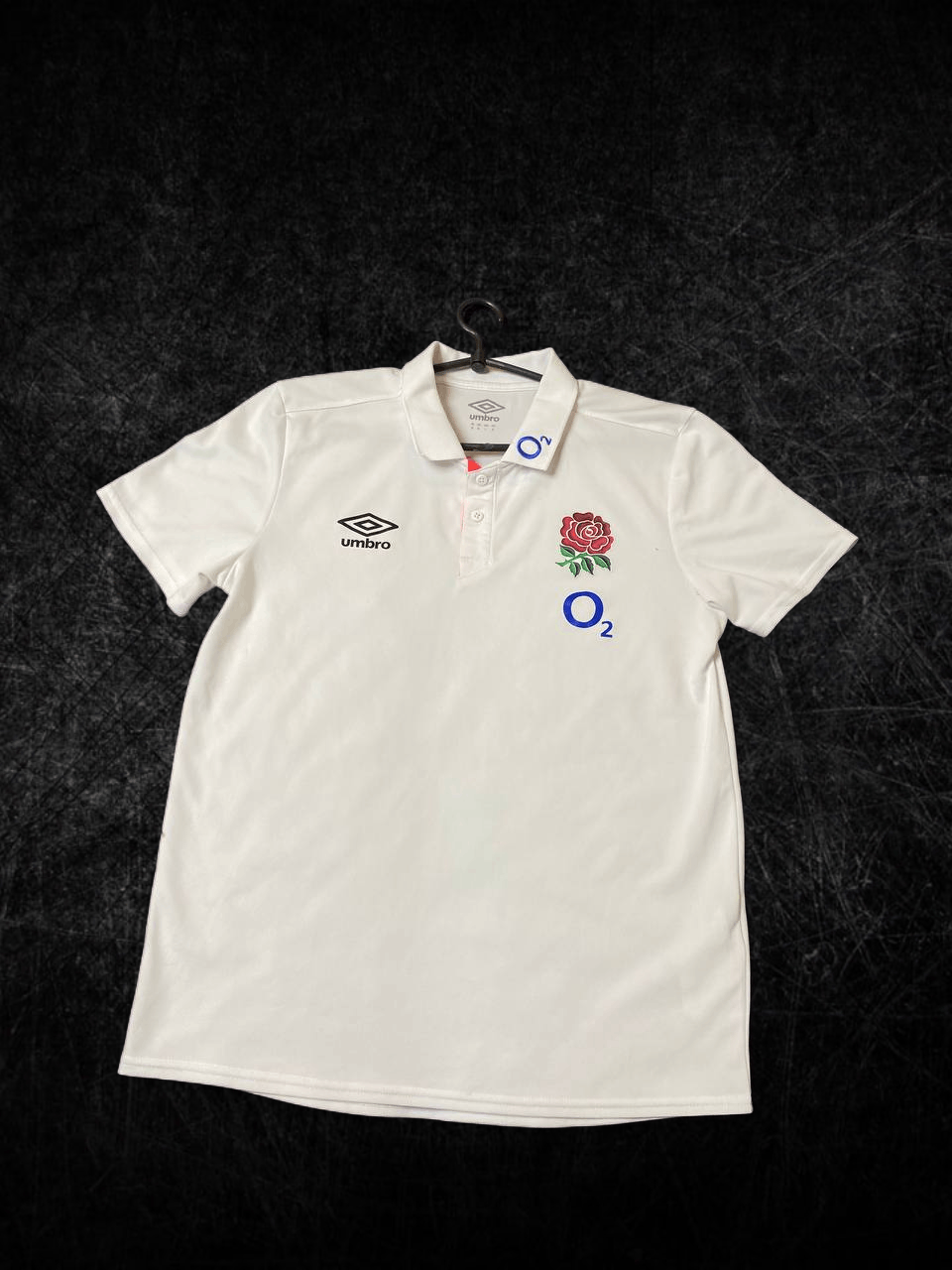 Umbro Print White T-Shirt Umbro O2 Logo Vintage Polo Size US M / EU 48-50 / 2 - 1 Thumbnail
