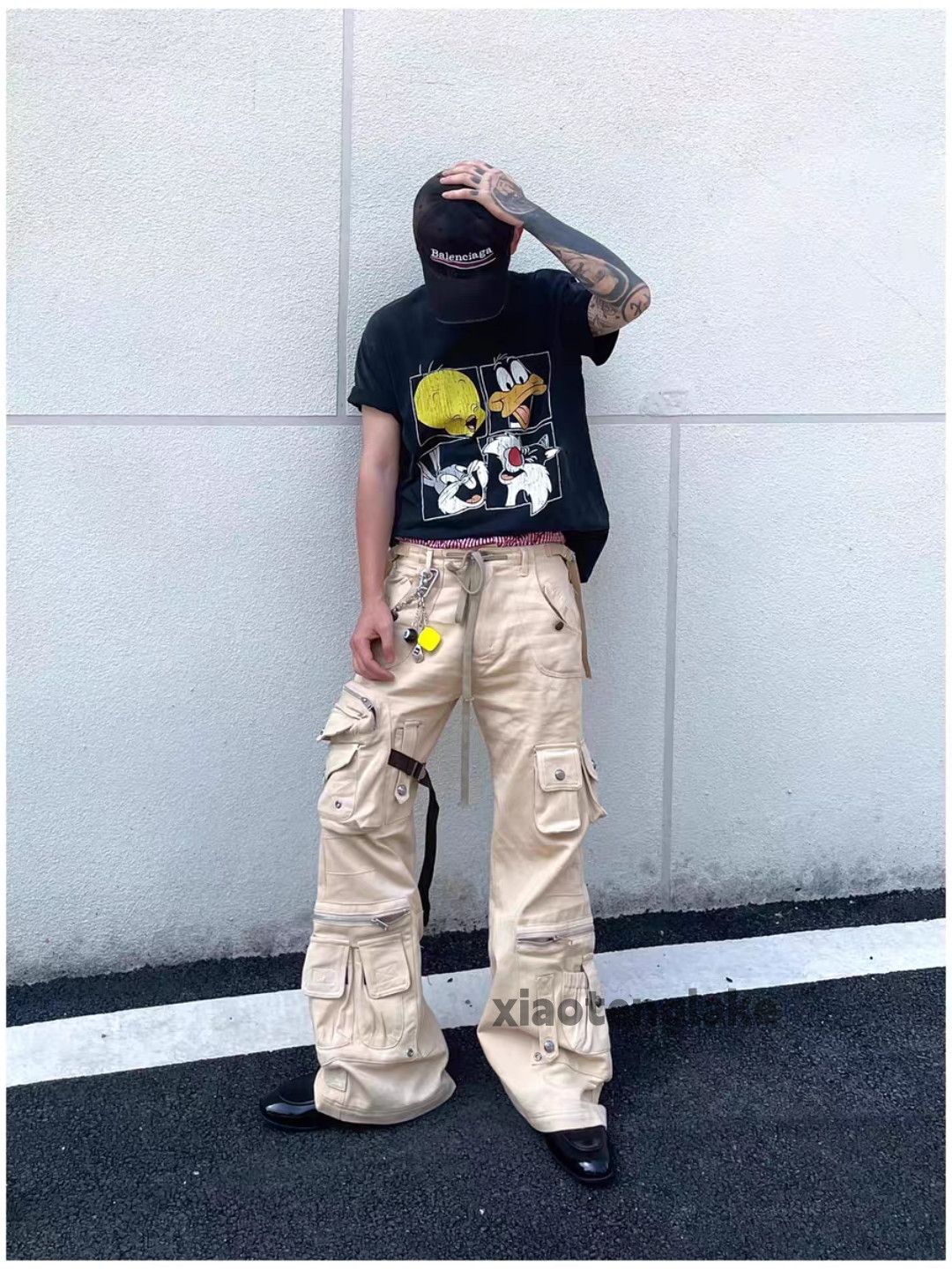 Vintage xz utility punk yuppie grunge outdoor military cargo pants Size US 32 / EU 48 - 6 Thumbnail