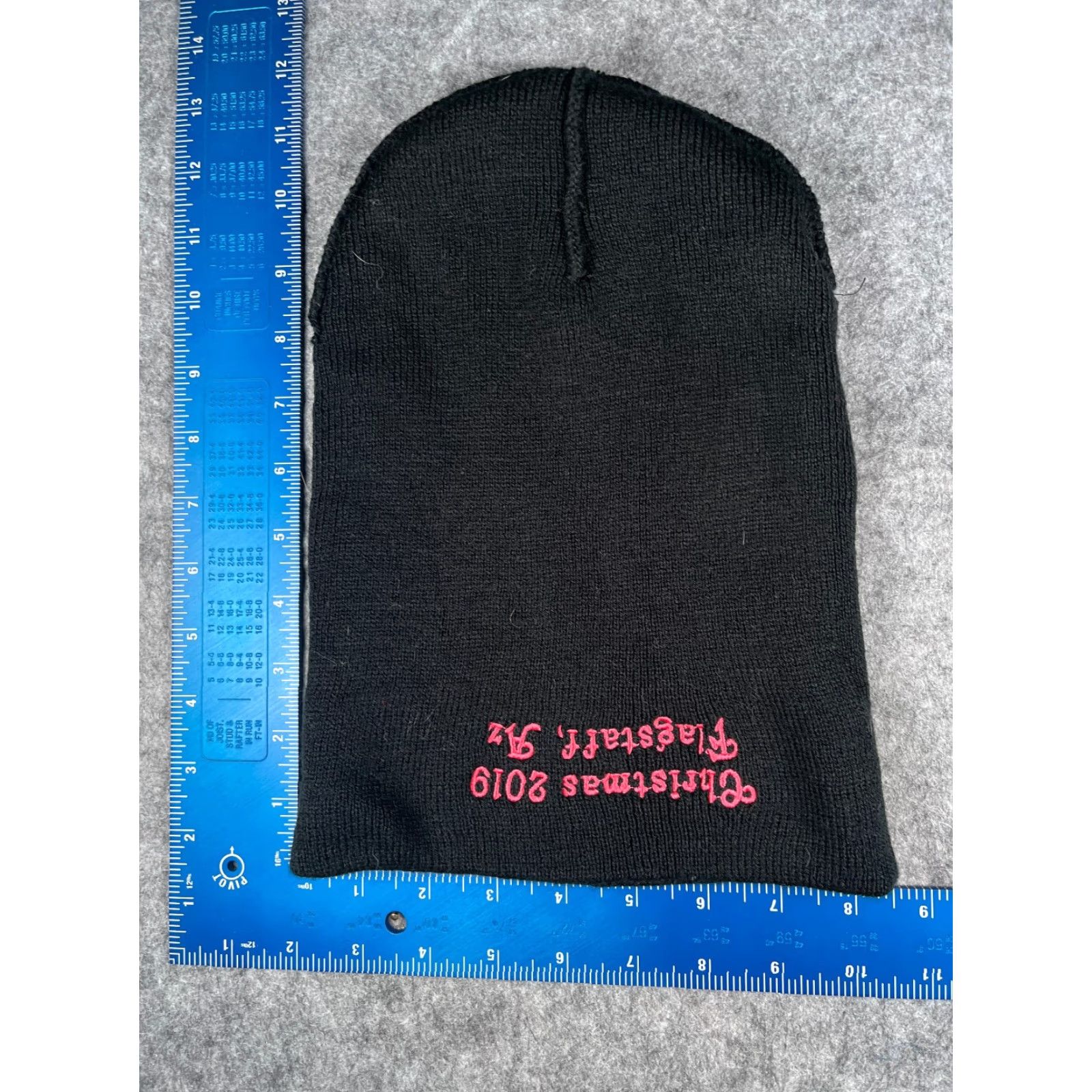 Vintage Unbranded Beanie Toque Adult One Size Black Knit Acrylic Ski Christmas Flagstaff AZ Size ONE SIZE - 5 Thumbnail