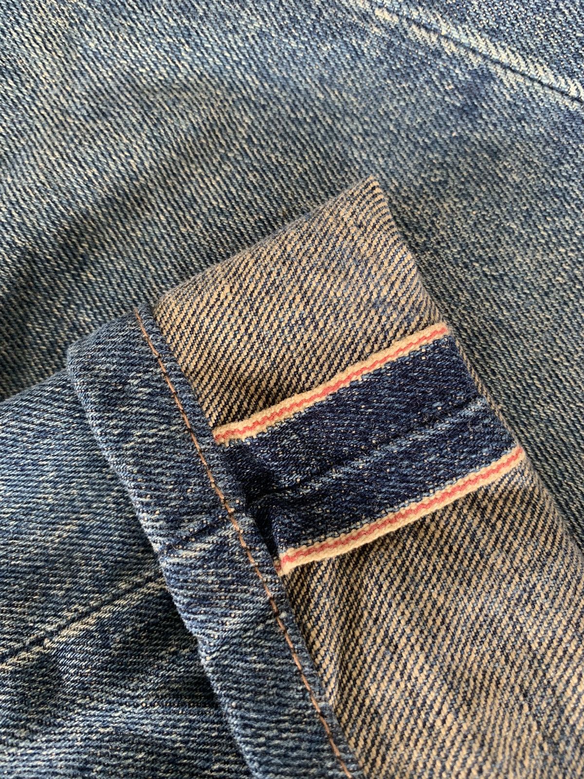 Kapital VINTAGE EDWIN 505 SELVEDGE BAGGY RUSTY DISTRESSED DENIM Size US 32 / EU 48 - 9 Thumbnail
