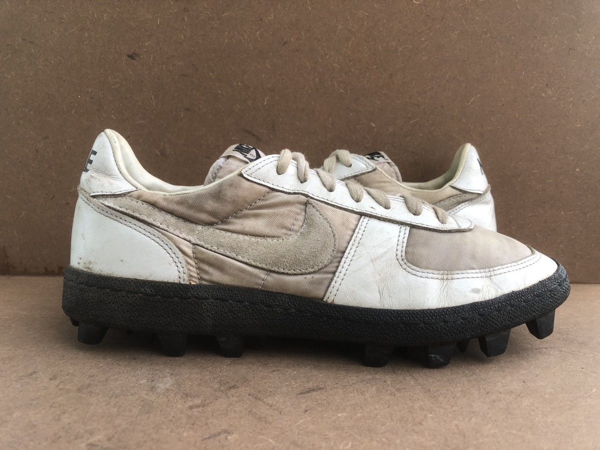 Nike × Vintage Vtg 1983 Nike White Leather Sneakers Size 9.5 Made In Korea Size US 9.5 / IT 39.5 - 5 Thumbnail