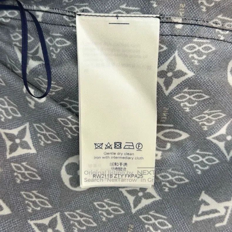 Louis Vuitton Louis Vuitton Blue full logo mulberry silk shorts Size US 36 / EU 52 - 6 Thumbnail