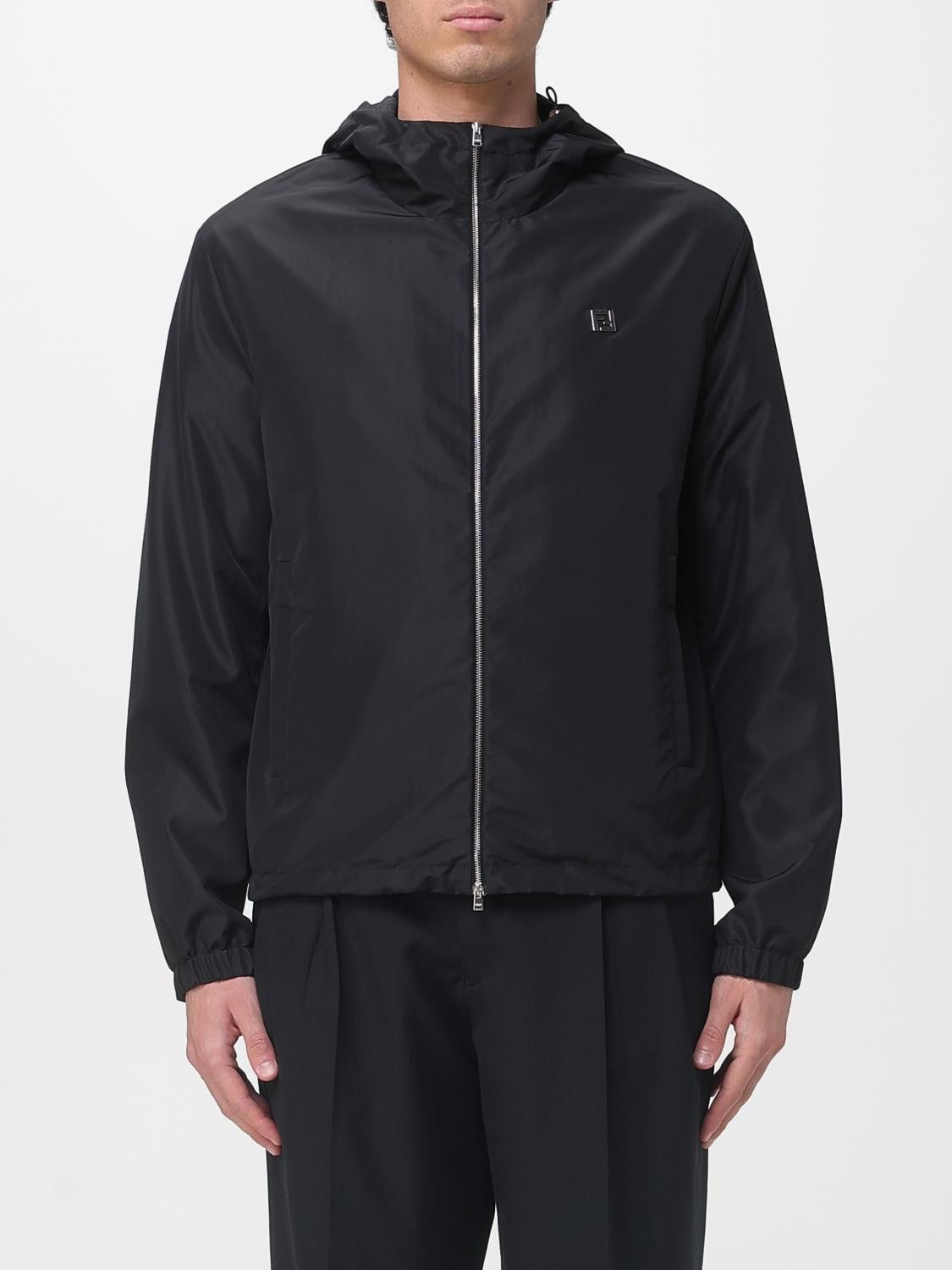 Fendi Fendi Jacket Men Black Size US L / EU 52-54 / 3 - 1 Thumbnail