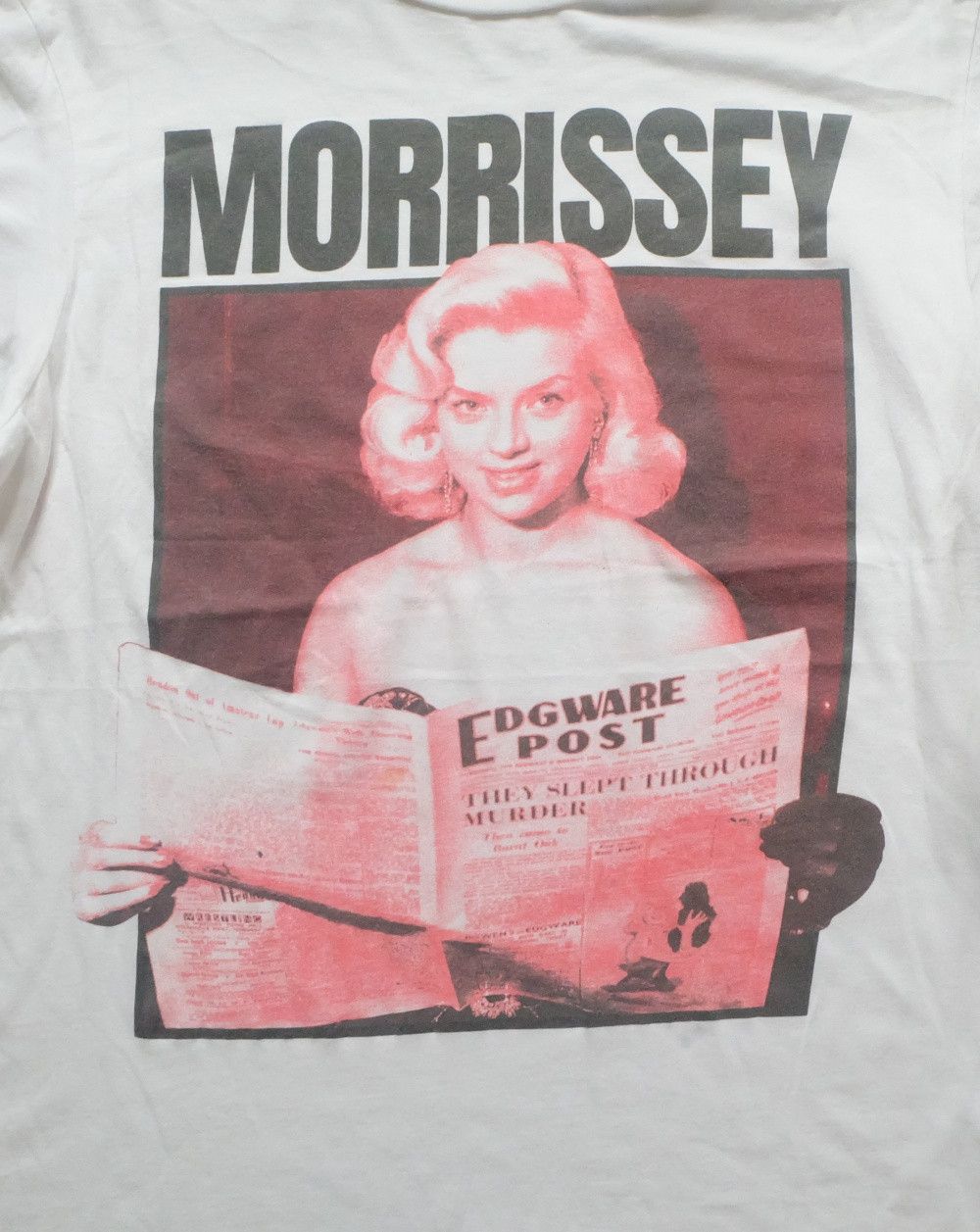 Morrissey Morrissey T-Shirt White Photo Print Size US M / EU 48-50 / 2 - 2 Thumbnail