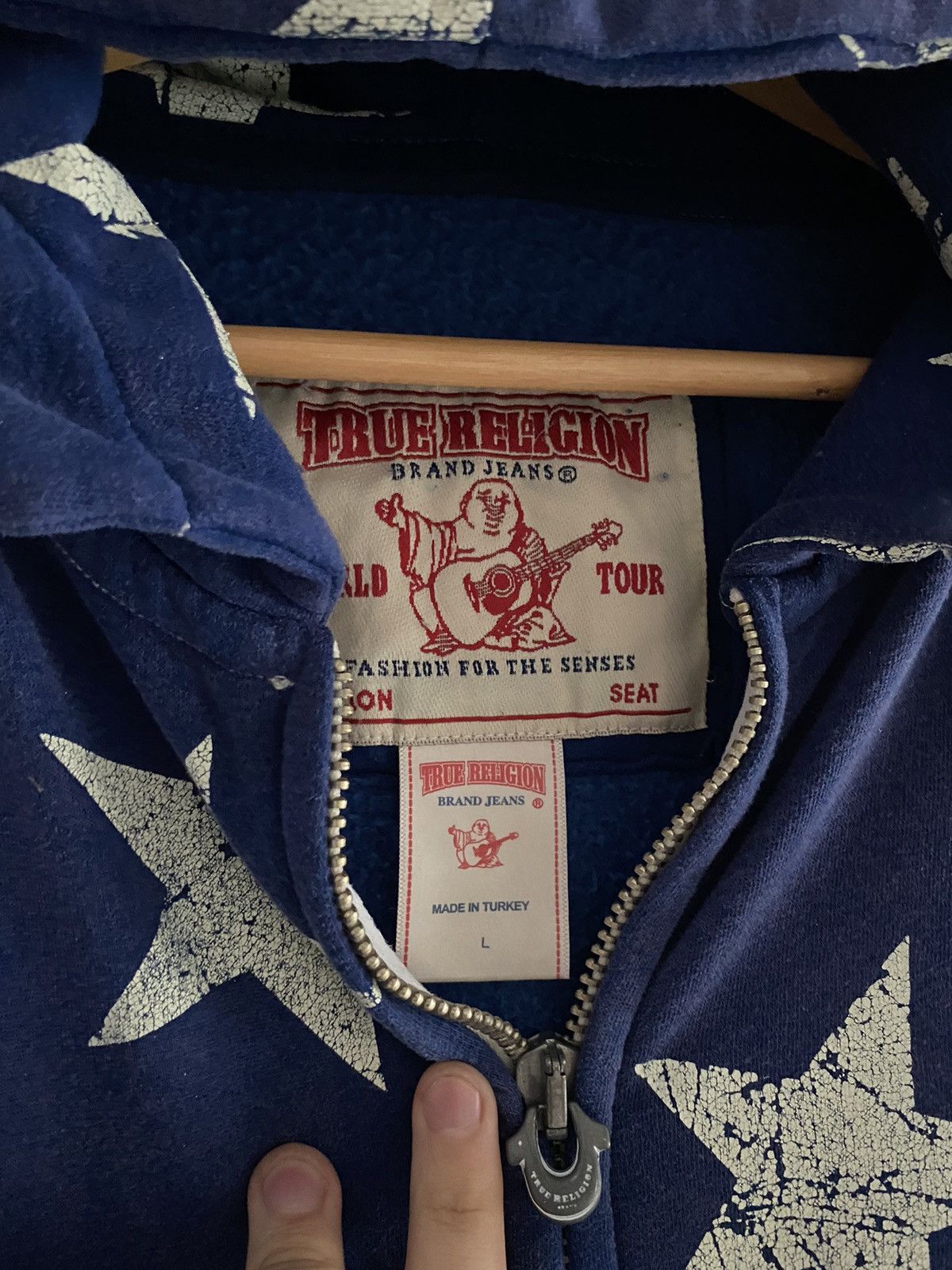 True Religion EXTREMELY RARE True Religion America Zip-Hoodie Size US M / EU 48-50 / 2 - 4 Thumbnail