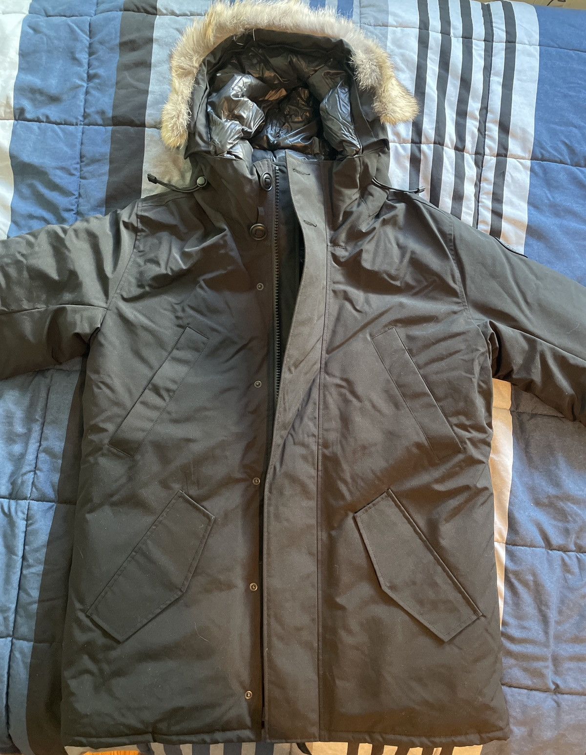 Canada Goose Men Edgewood Parka Black Label Black Size US XL / EU 56 / 4 - 6 Thumbnail