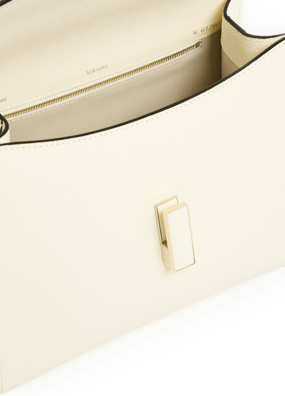 Valextra VALEXTRA Iside Medium Pergamena White Top Handle New Size ONE SIZE - 4 Thumbnail