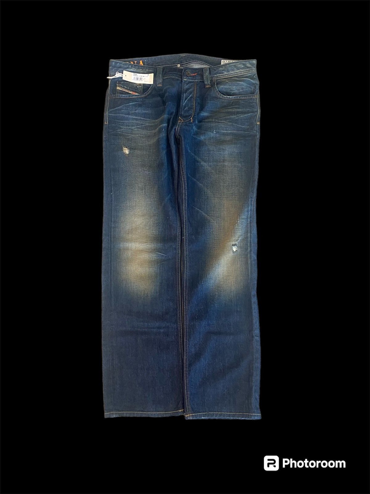 image of Diesel X Dna Jeans in Denim/Tan, Men's (Size 34)