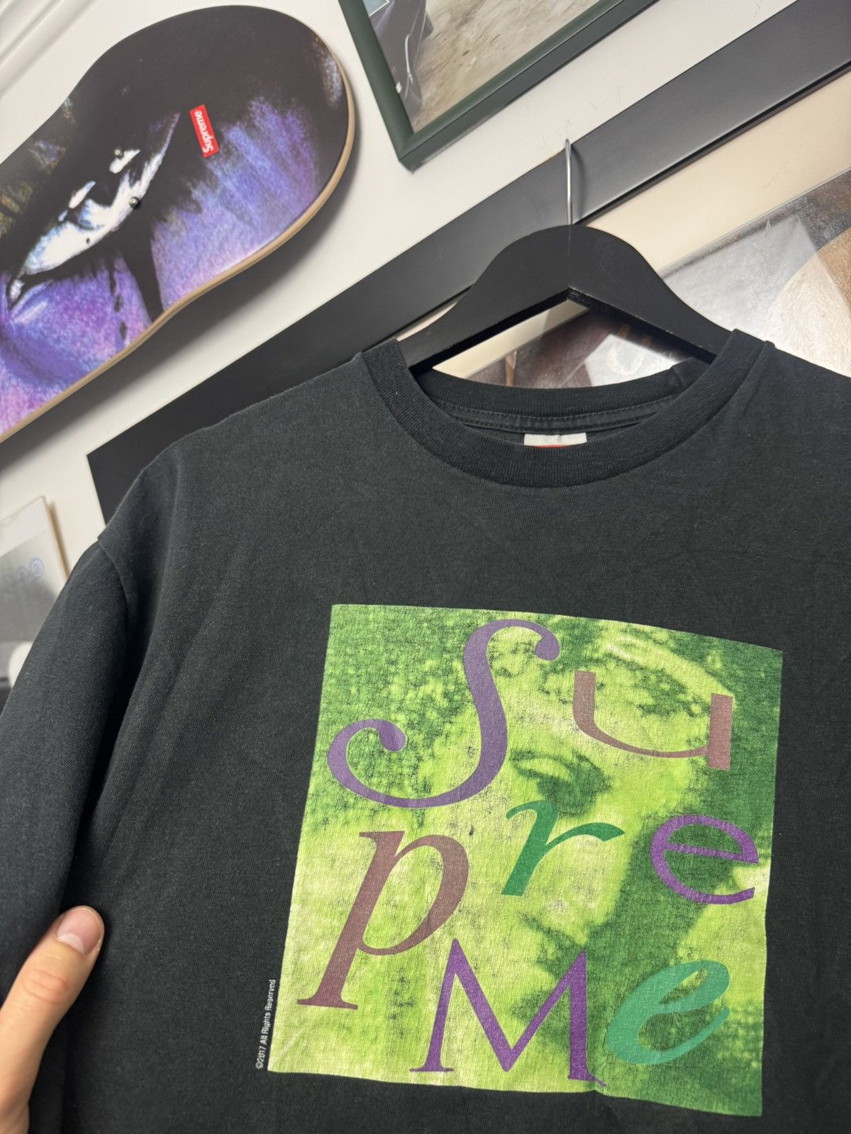 Supreme FW17 Supreme Venus Print Tee Streetwear Art Rare Skate USA Size US L / EU 52-54 / 3 - 3 Thumbnail