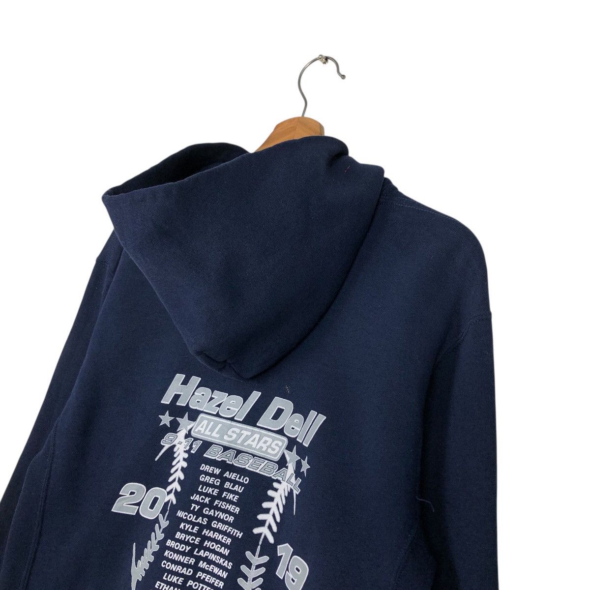 Russell Athletic × Vintage 📌Vintage Hoodie Pull Over Russell Athletic Big Logo Design Size US XL / EU 56 / 4 - 11 Thumbnail