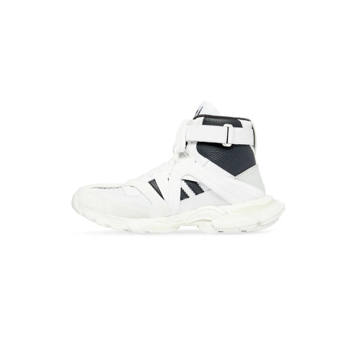 Adidas × Balenciaga o1bcso1str1224 Track Forum Sneakers in White/Black Size US 8 / EU 41 - 3 Thumbnail