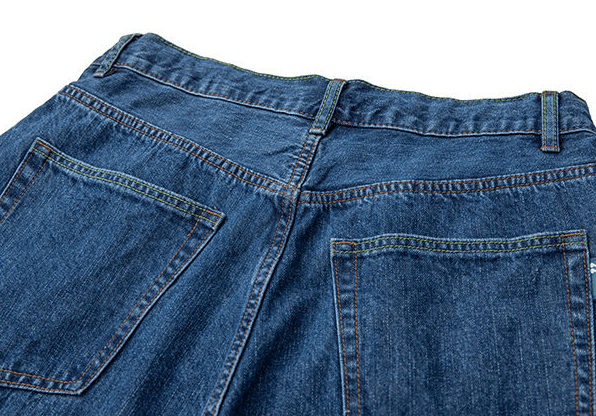Japanese Brand × Vintage American loose basic washed casual drawstring jeans Size US 32 / EU 48 - 4 Thumbnail