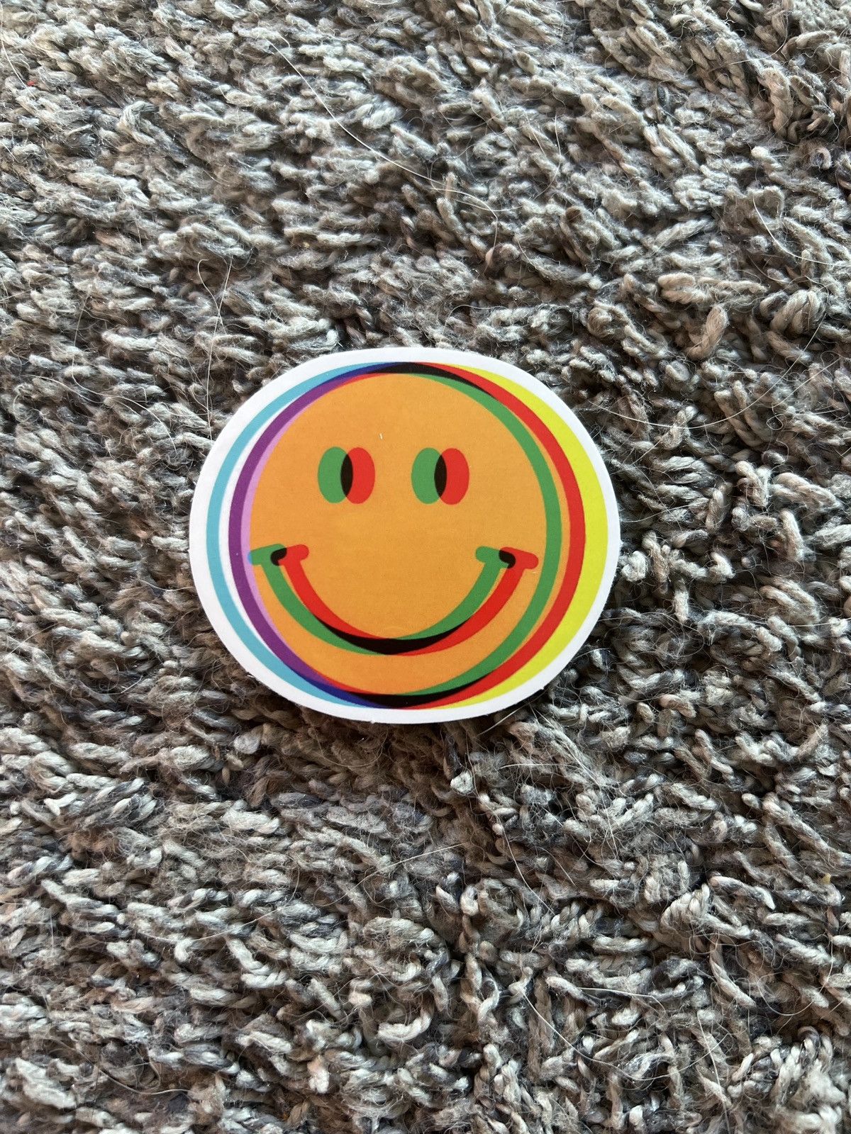 Hypebeast × Vintage Glitch Smiley Face Sticker Size ONE SIZE - 1 Thumbnail