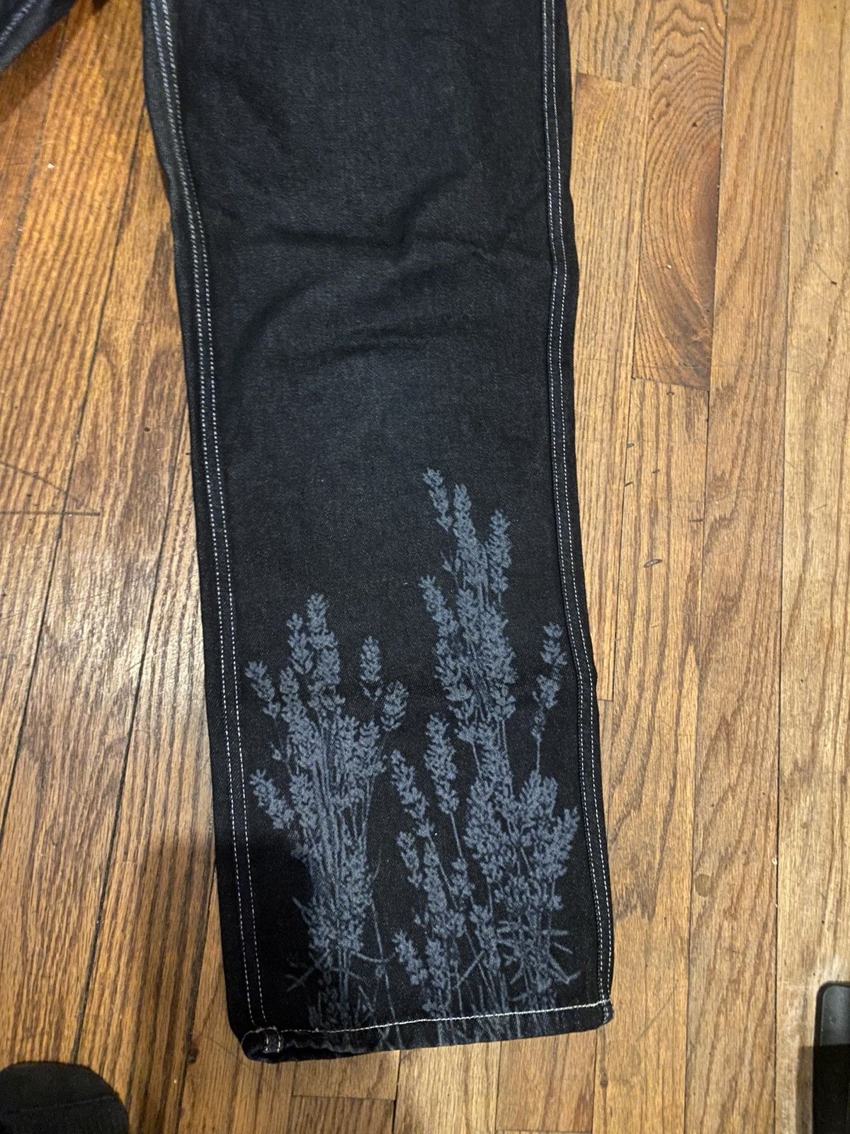 Jacquemus Jacquemus Lavender Navy 'Le De Nîmes' Jeans Size US 31 - 5 Thumbnail