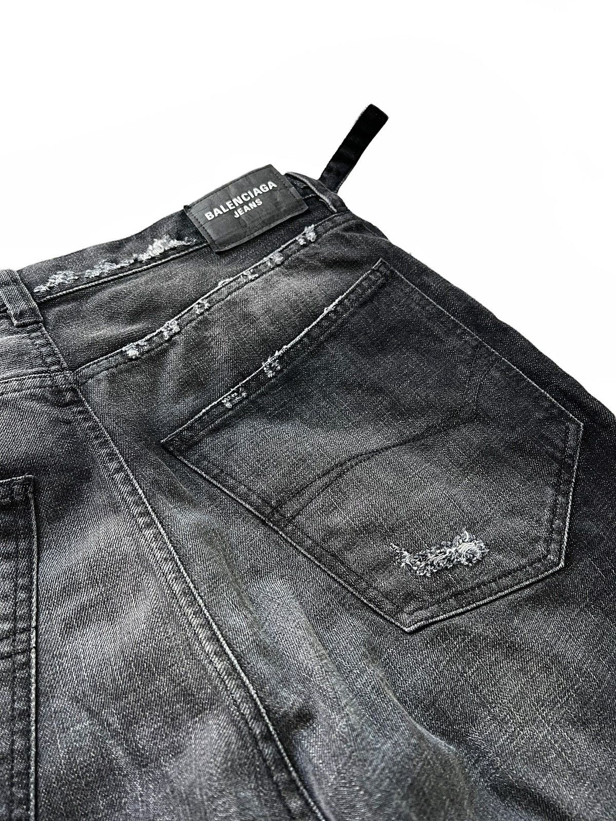 Balenciaga SS22 Destroyed Super Baggy Skater Denim Size US 34 / EU 50 - 11 Thumbnail