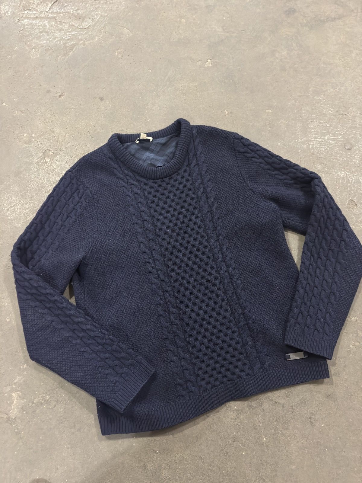 Burberry Burberry Brit big chunky knit sweater Size US XXL / EU 58 / 5 - 1 Thumbnail