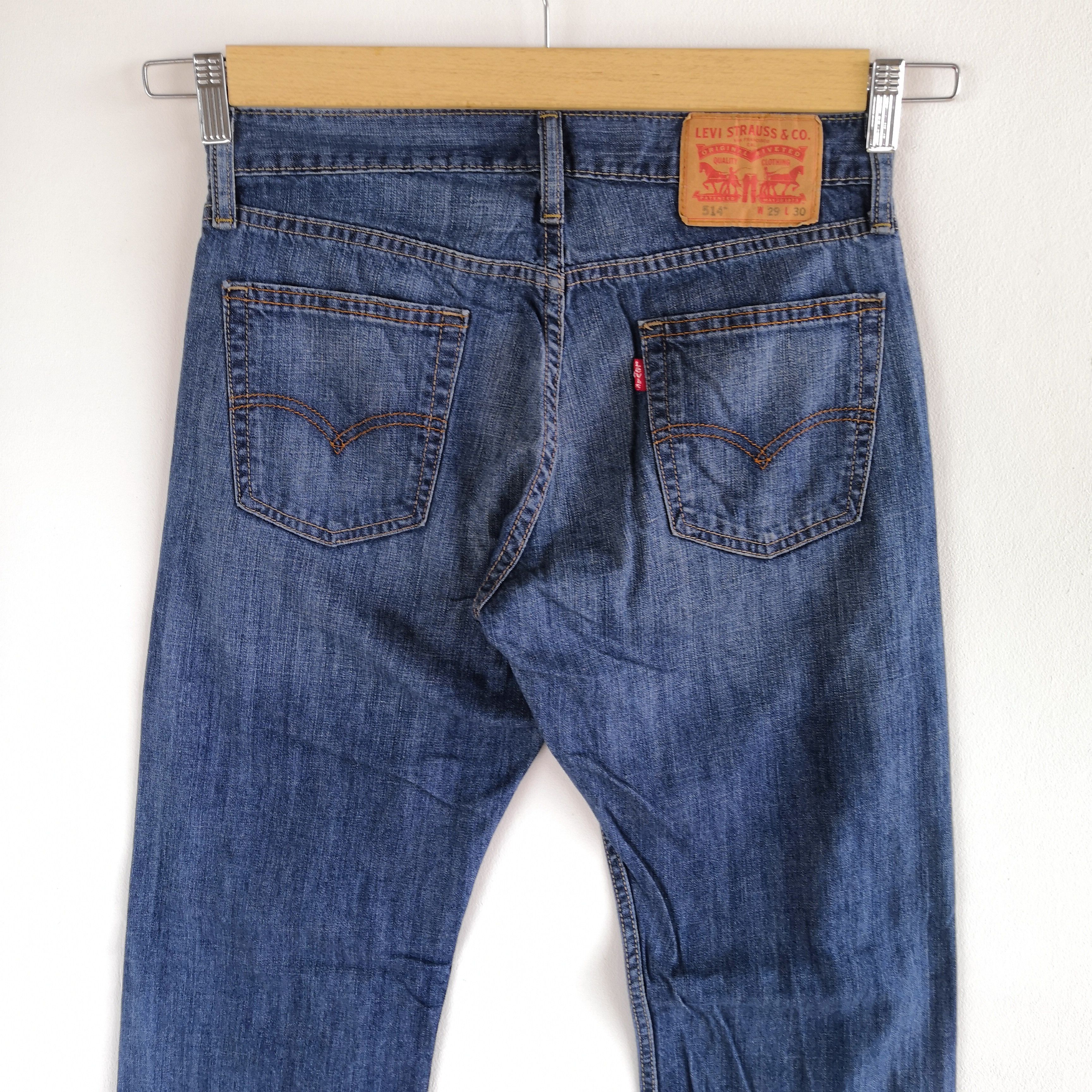 Levi's Vintage Levis 514 Denim Blue Levi's Faded Jeans Pants Size 28" / US 6 / IT 42 - 4 Thumbnail