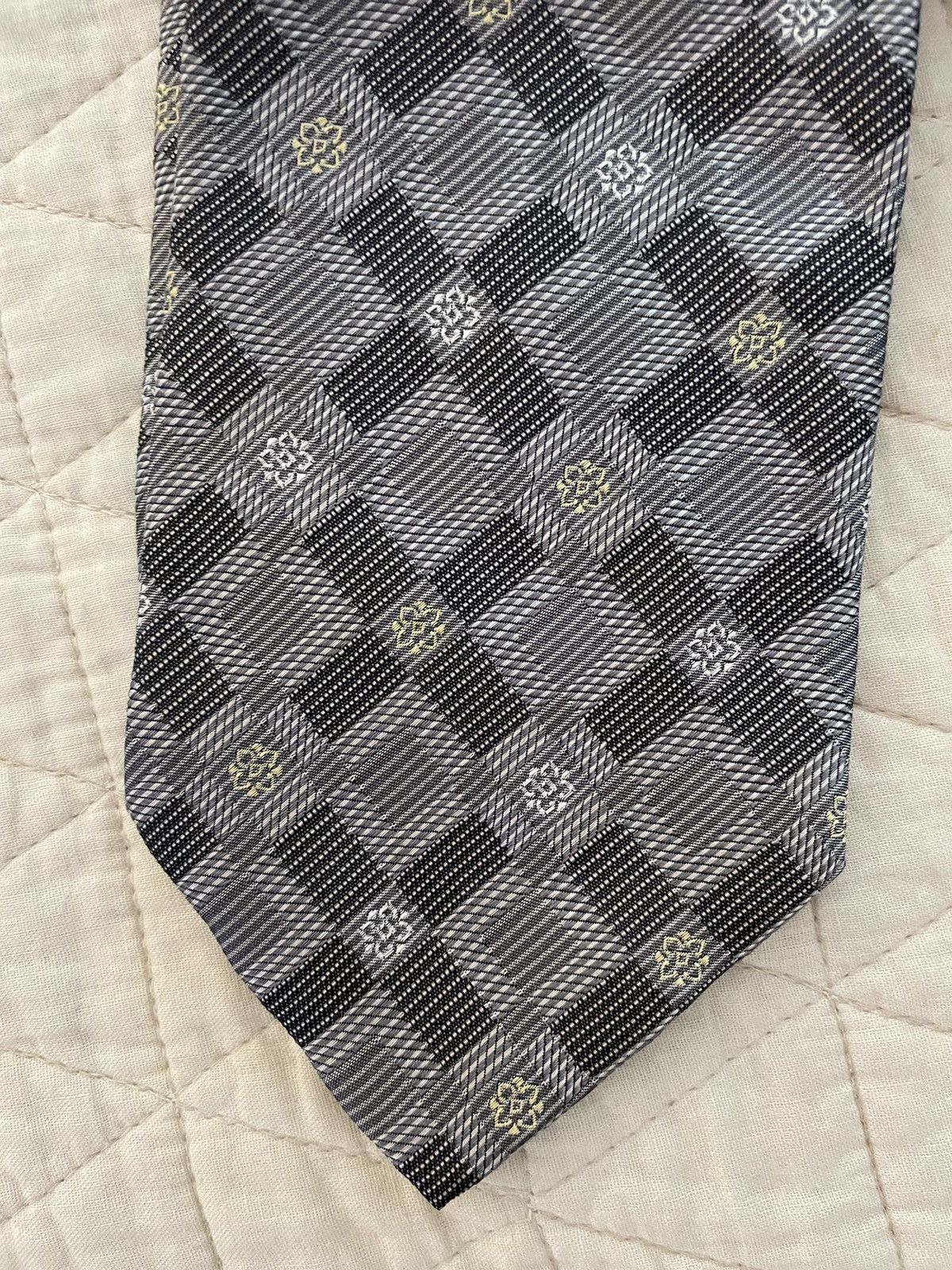 Ermenegildo Zegna × Vintage Substantial Woven Silk Power Tie Size ONE SIZE - 4 Thumbnail