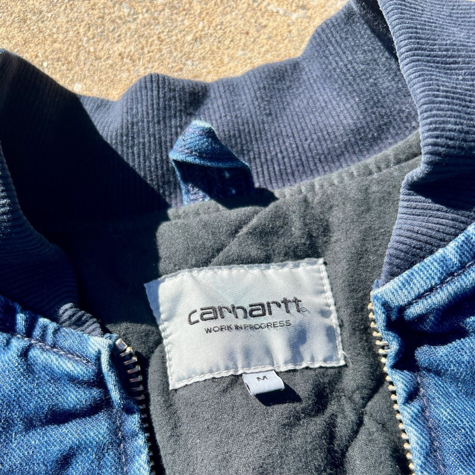 Carhartt Carhartt WIP Paxon Bomber - Blue Denim | Size M Size US M / EU 48-50 / 2 - 2 Thumbnail