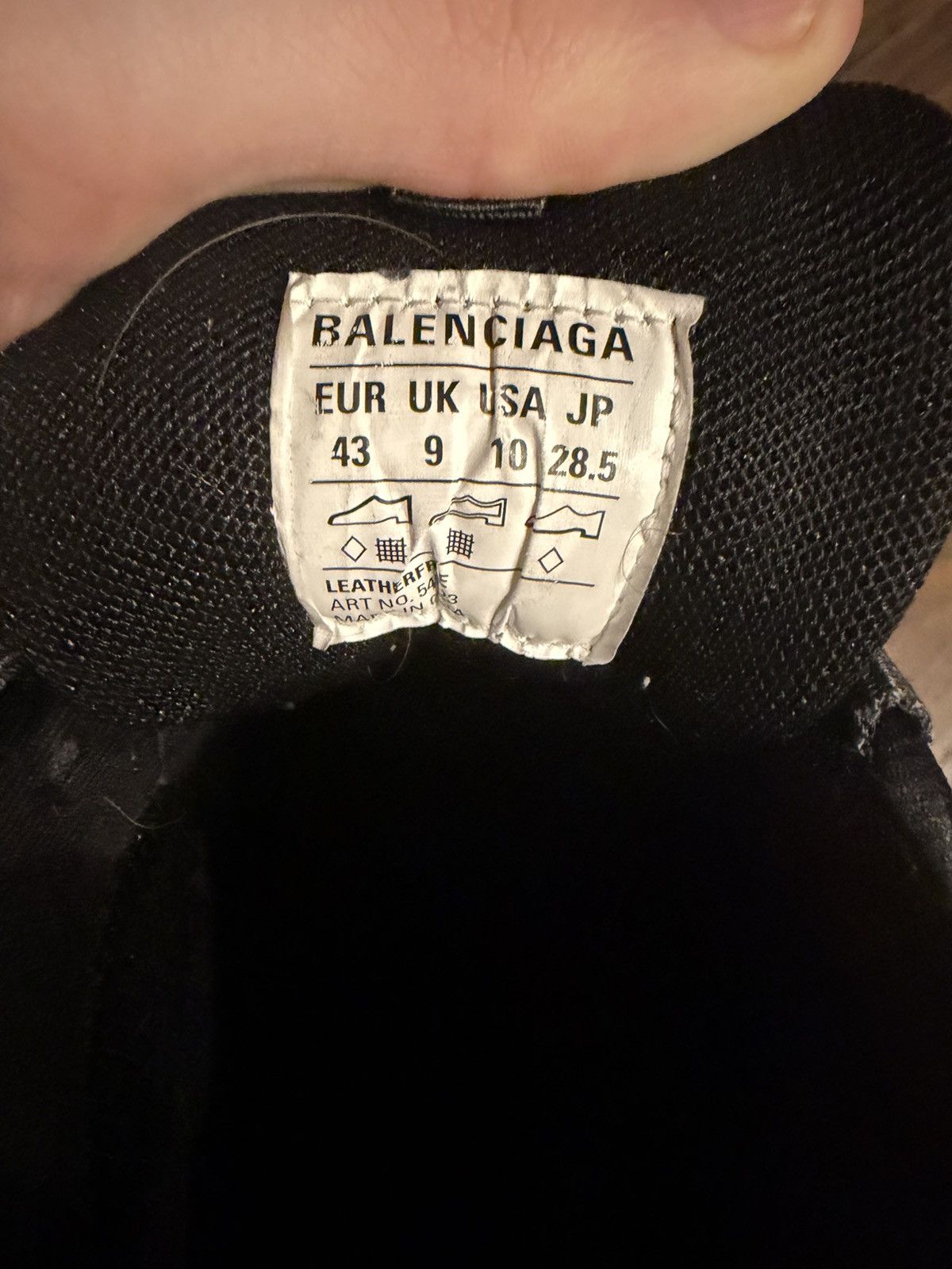 Balenciaga Balenciaga track faded blue RARE Size US 9 / EU 42 - 9 Thumbnail