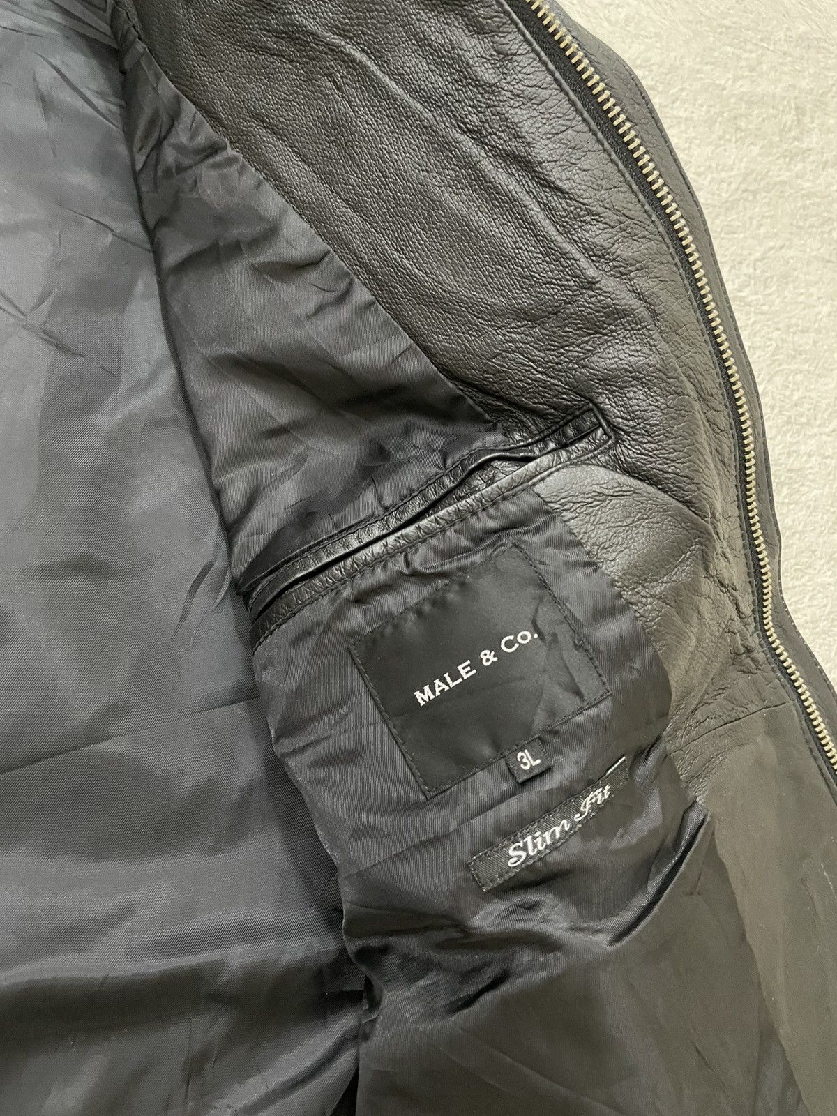 14th Addiction 2000s Japanese Black Leather Jacket Multi Pocket If6was9 LGB Size US L / EU 52-54 / 3 - 6 Thumbnail