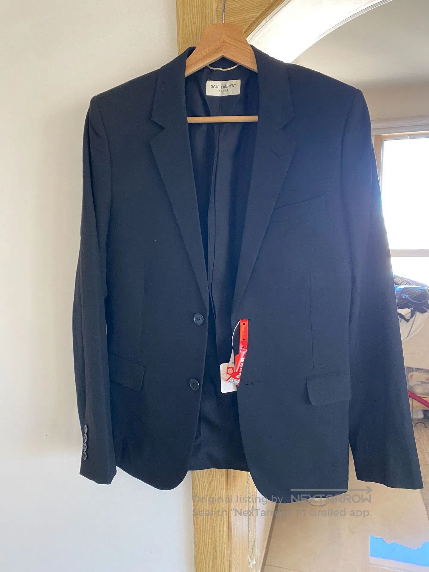 Saint Laurent Paris Saint Laurent Black Men's Blazer. Size US S / EU 44-46 / 1 - 2 Thumbnail