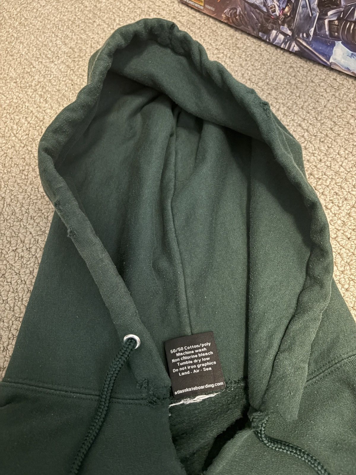 Other Atlas Distressed Green Skater Hoodie Logo Size US M / EU 48-50 / 2 - 7 Thumbnail
