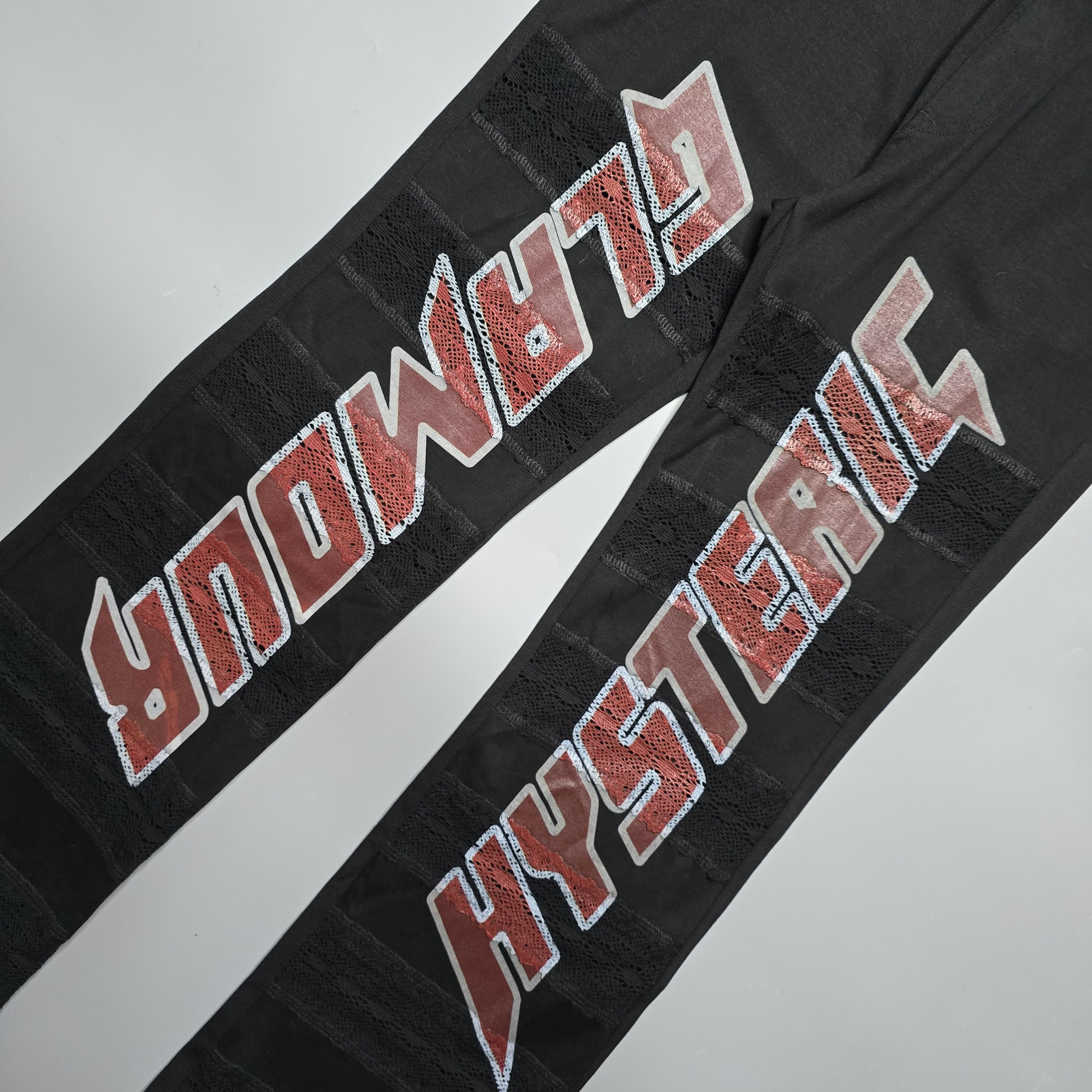 Hysteric Glamour Hysteric Glamour - Logo Print Boot Cut Sweatpants Size US 28 / EU 44 - 5 Thumbnail