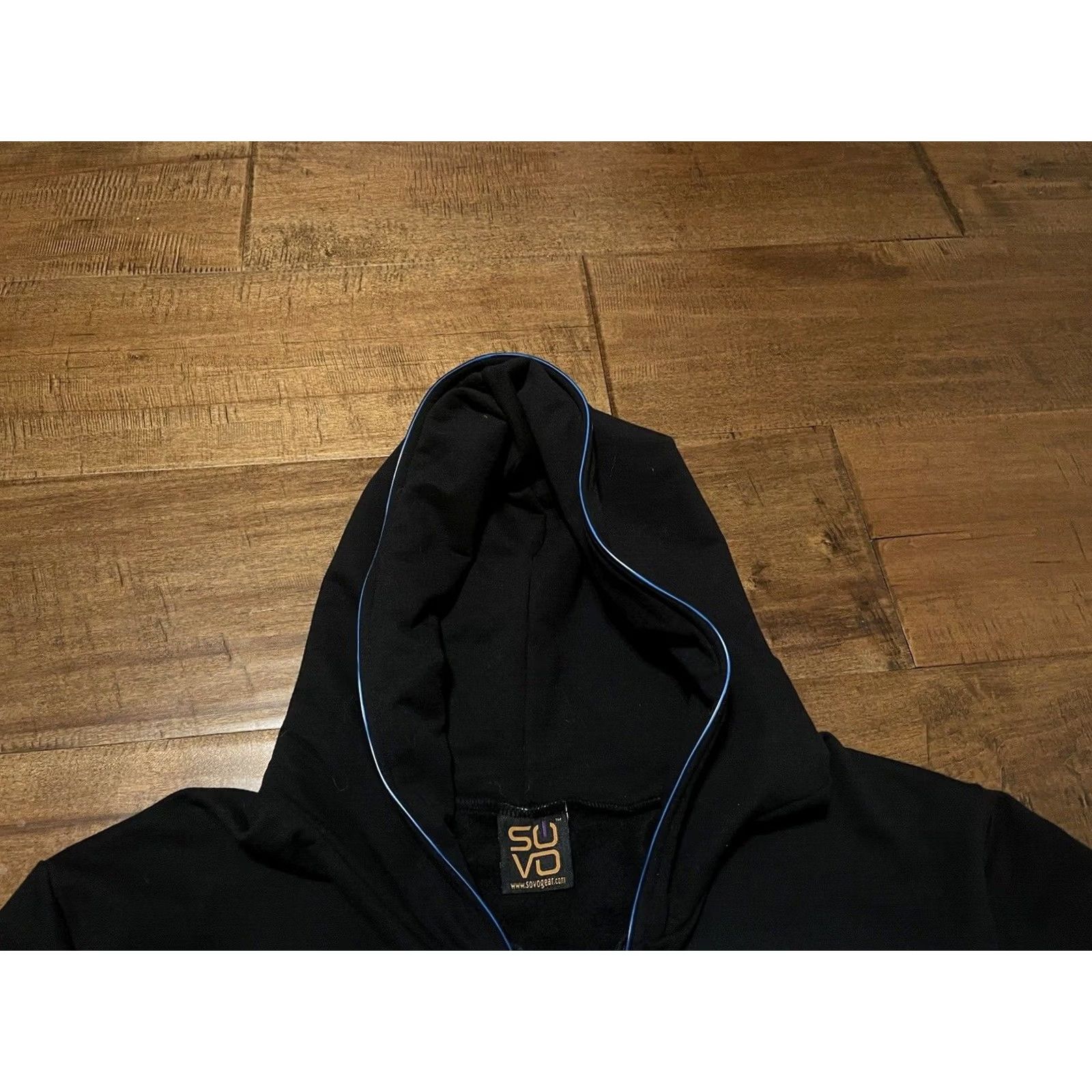 Vintage VINTAGE Minority Report Fox TV Black Light Up Full Zip Hoodie Sweatshirt Jacket Adult L Black Sovo Cotton Blend Knit Unisex Mens Womens Size US L / EU 52-54 / 3 - 5 Thumbnail