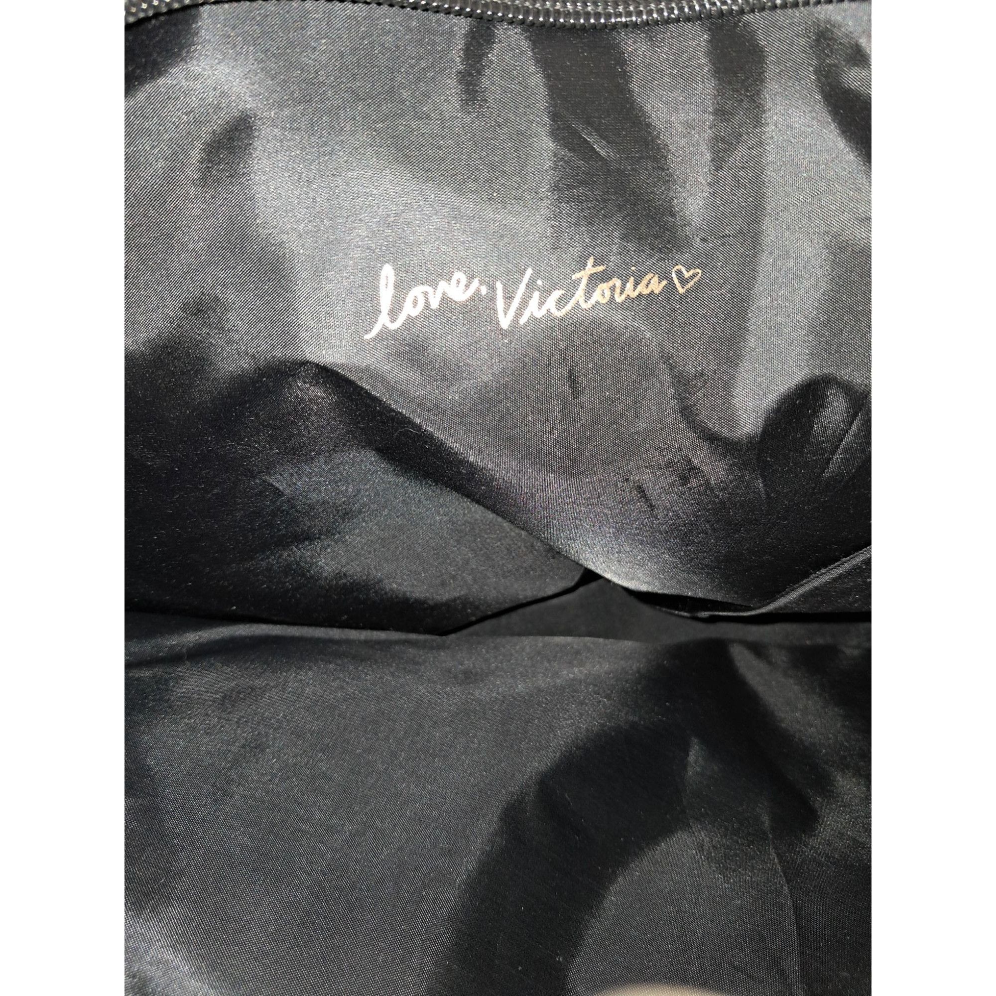Victoria's Secret Victoria's Secret Sparkle Carryall Canvas Tote with Glittery Size ONE SIZE - 9 Thumbnail