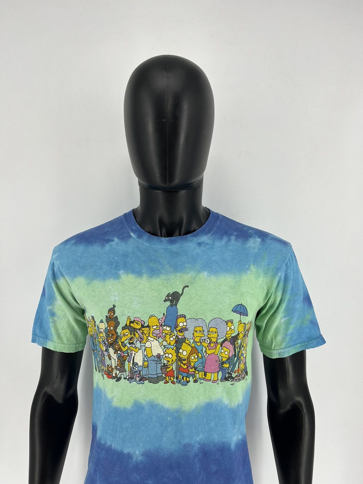 The Simpsons × Universal Studios Vintage The Simpsons Tie Dye Tee T Shirt Cast Crew Men's Size US S / EU 44-46 / 1 - 1 Thumbnail