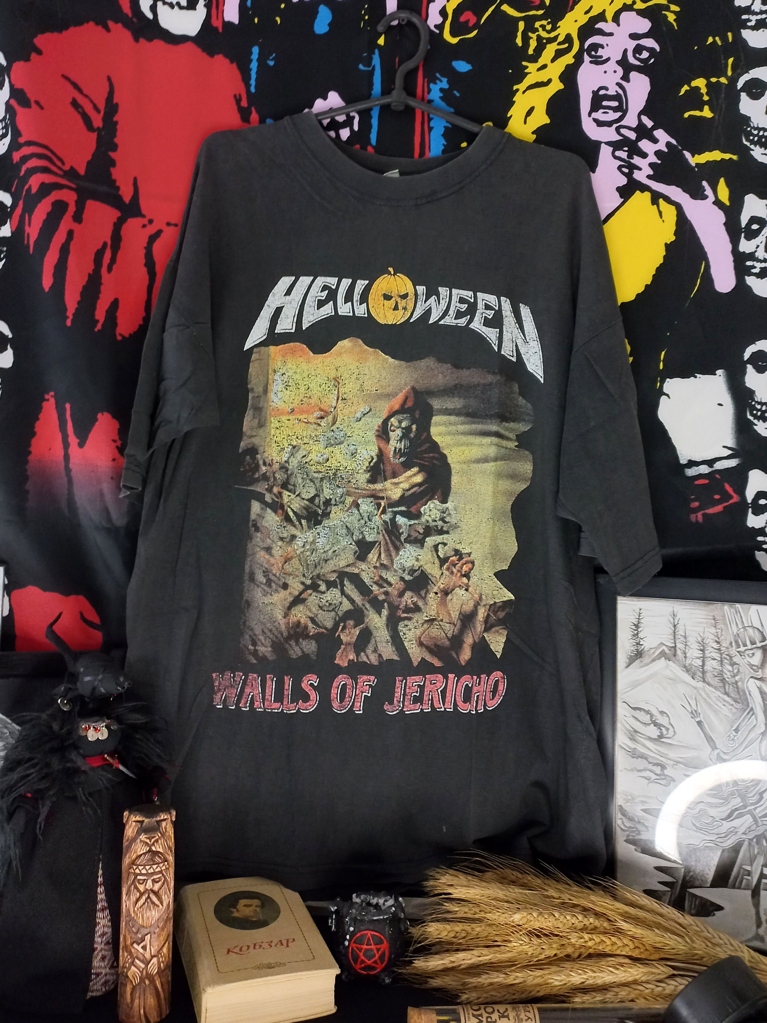 Band Tees × Rock Band × Vintage Helloween band vintage distressed 