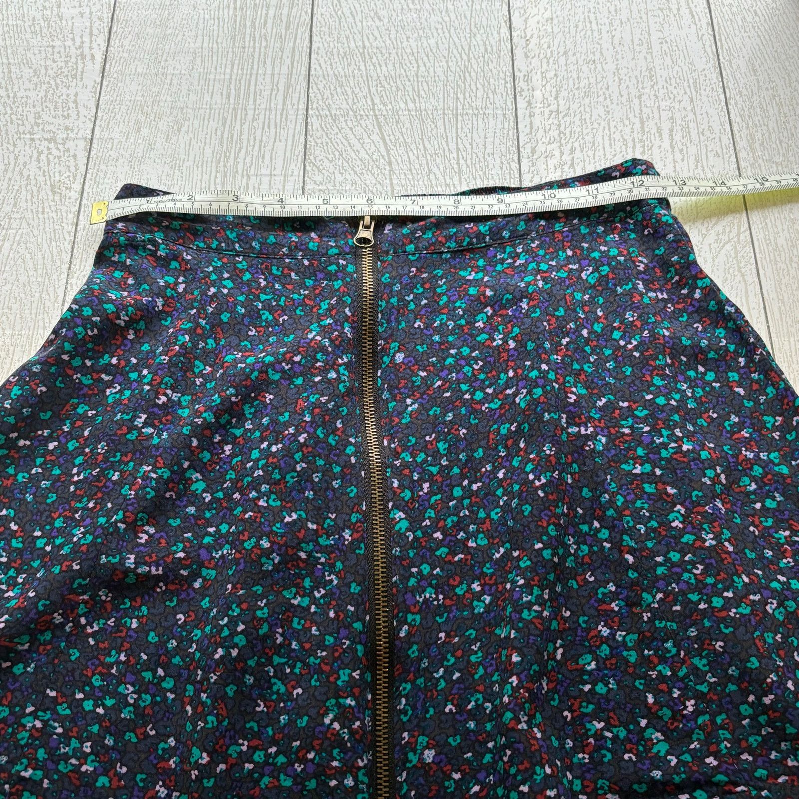 Kirra Kirra Purple Floral Skirt Size Small Size 24" / US 00 / IT 34 - 3 Thumbnail