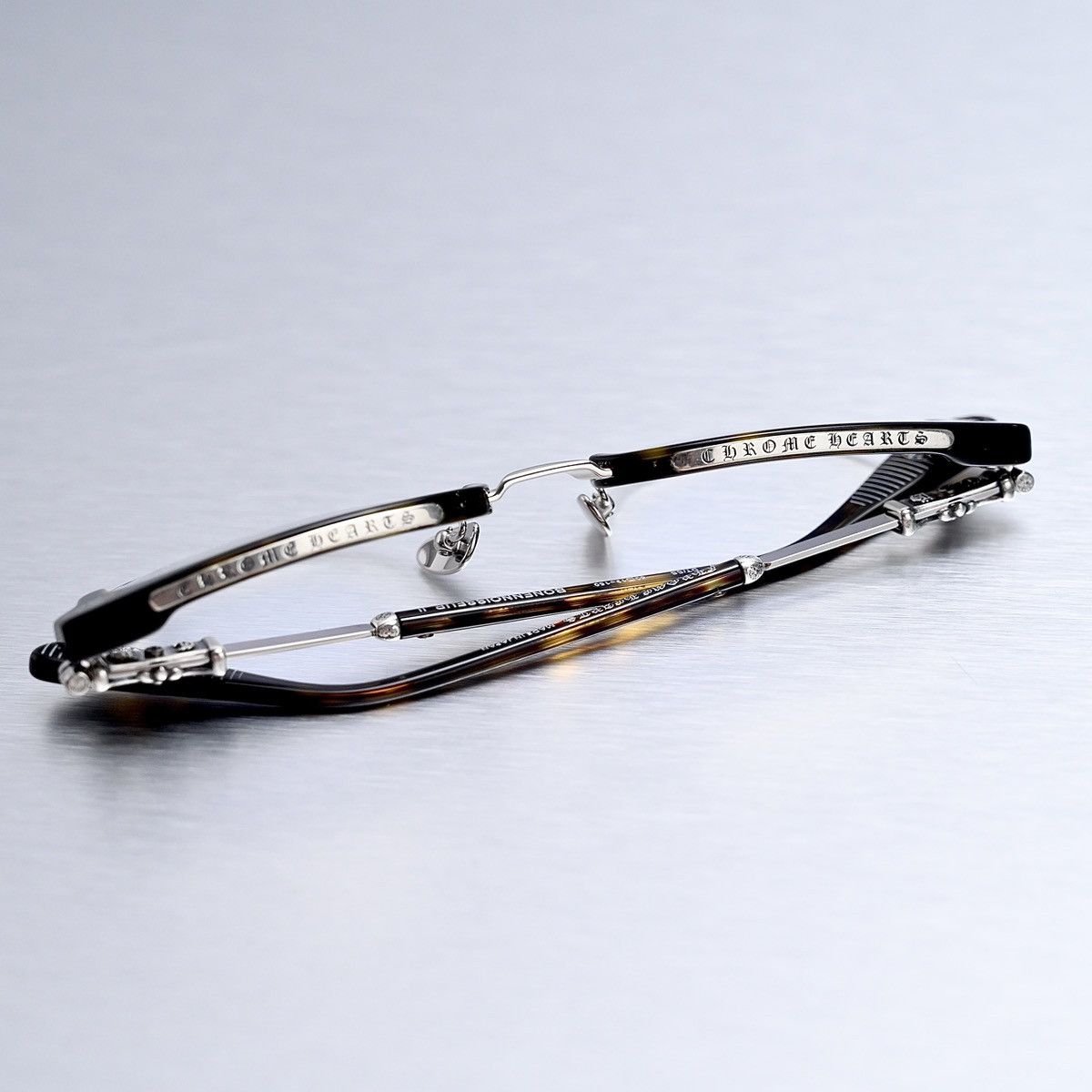 Chrome Hearts CHROME HEARTS BONENNOISSEUR II DTT SHINY SILVER GLASSES Size ONE SIZE - 11 Thumbnail