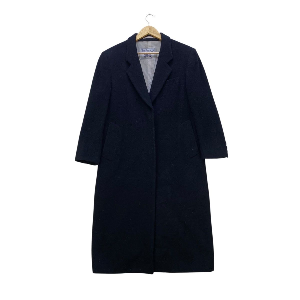 Burberry 🔥Vintage Burberrys Long Coat Wool and Cashmere Jacket Size M / US 6-8 / IT 42-44 - 2 Thumbnail