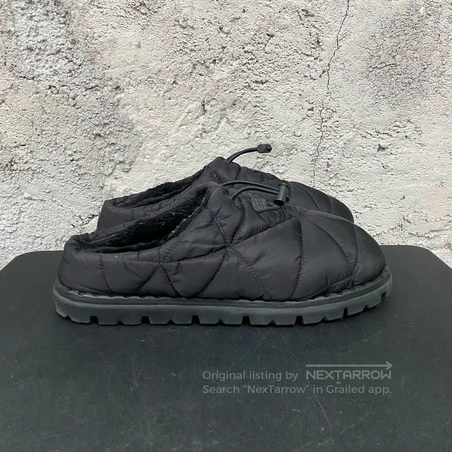 Prada Black Quilted Slip. Size US 8 / EU 41 - 1 Thumbnail
