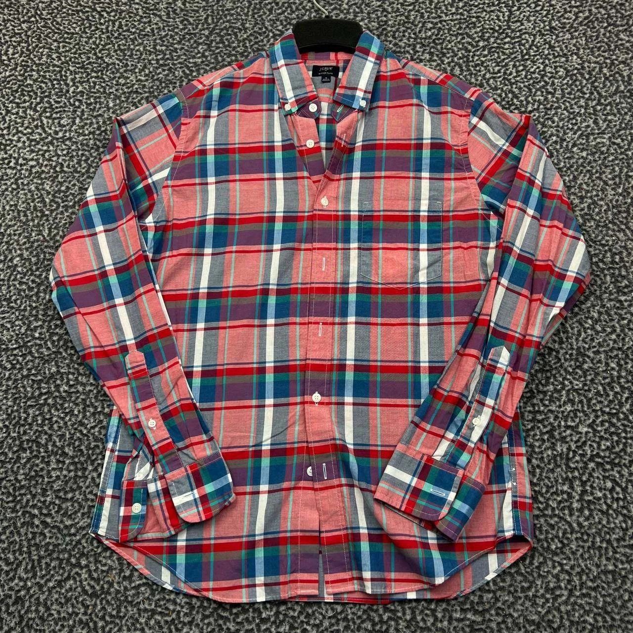 J.Crew J. Crew Button Down Shirt Men Summer Plaid Collared Cotton M Size US M / EU 48-50 / 2 - 1 Thumbnail
