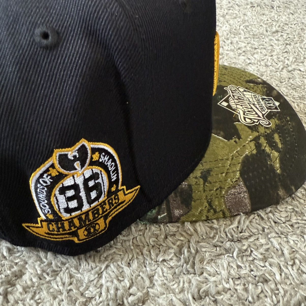 Wu-Tang Clan Wu-Tang Hat Twnty Two Black Camouflage Yankees Real Tree NYC Size ONE SIZE - 5 Thumbnail
